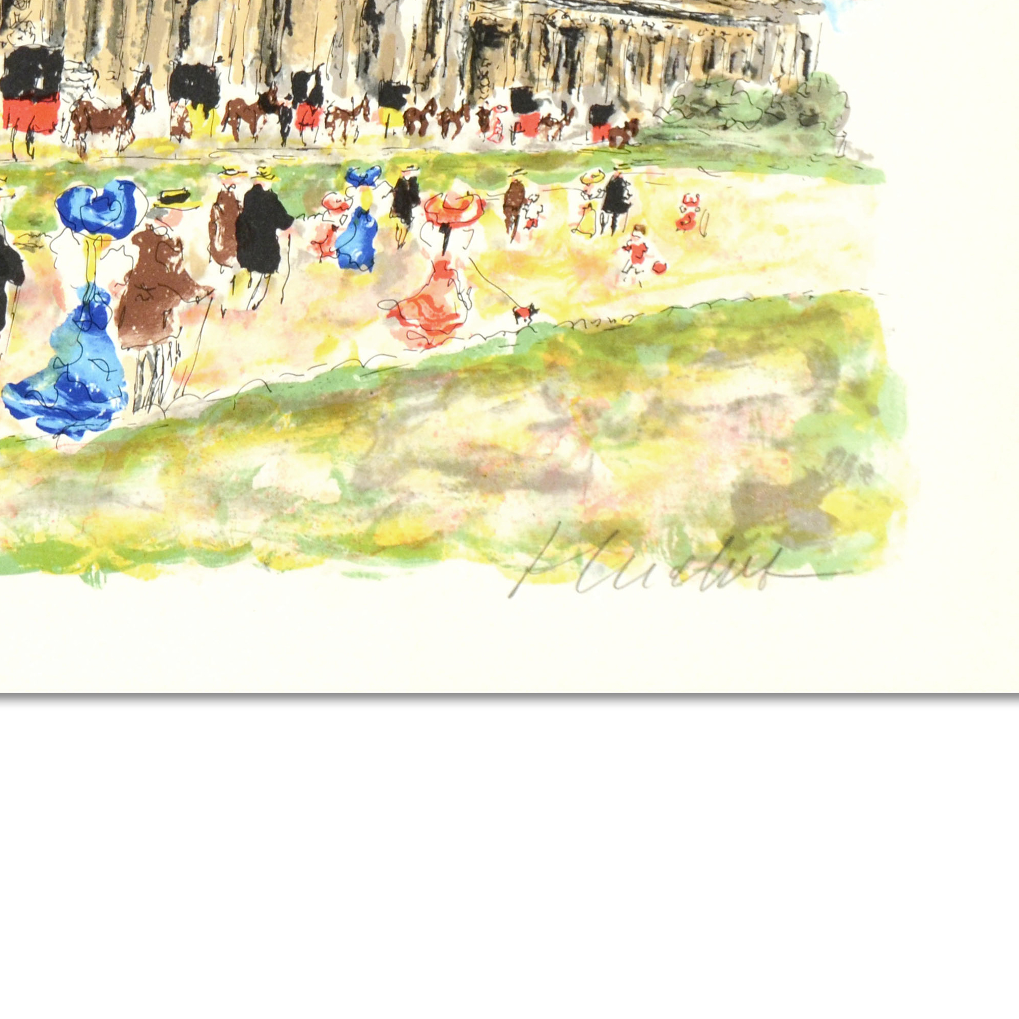 Urbain Huchet Signed Limited Edition Lithograph "Grand Ballet"