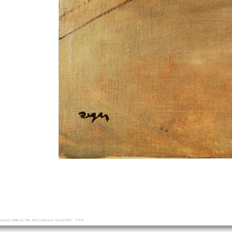 After Degas Fine Art Print "Two Ballerinas"