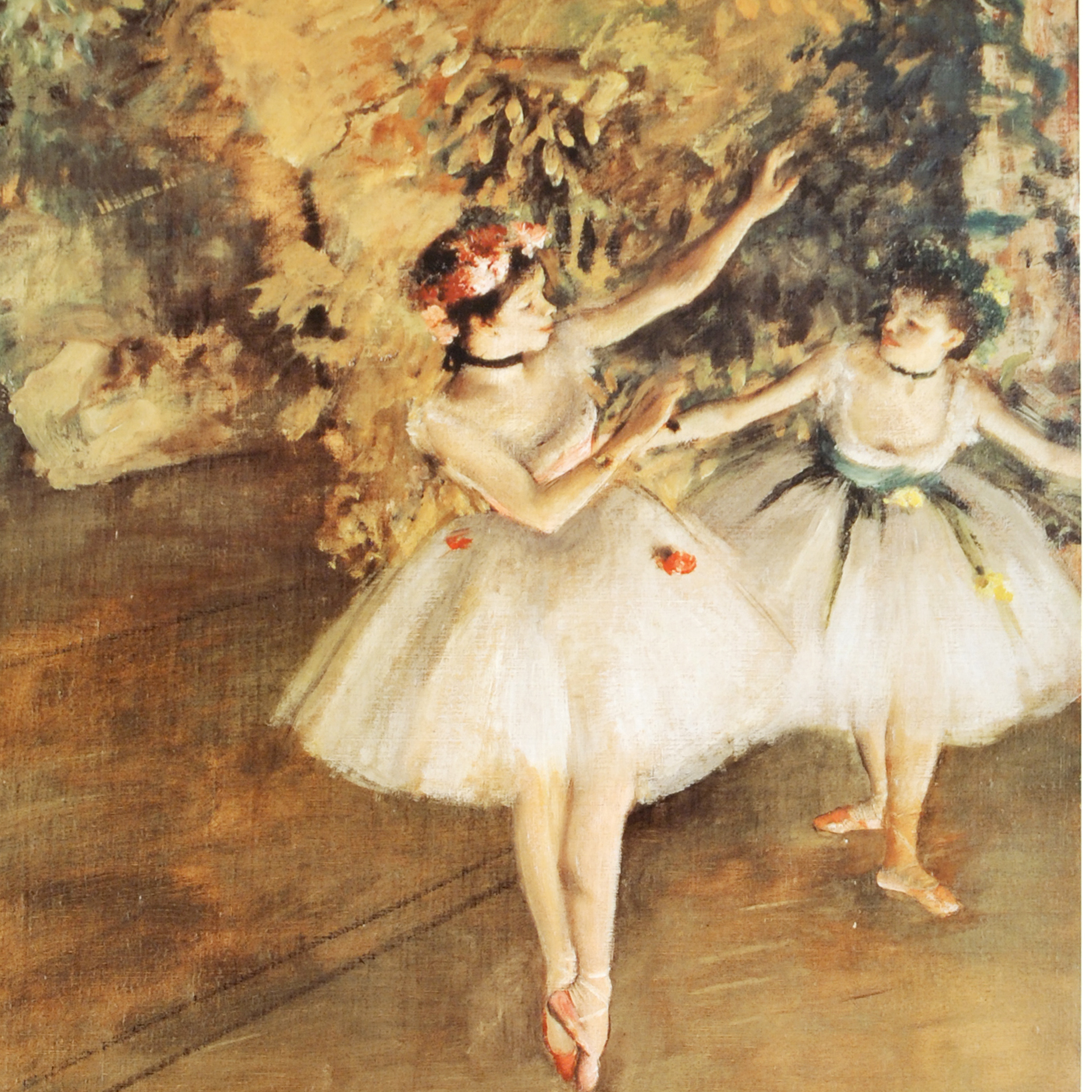 After Degas Fine Art Print "Two Ballerinas"