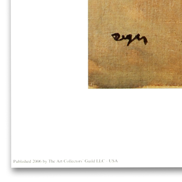 After Degas Fine Art Print "Two Ballerinas"