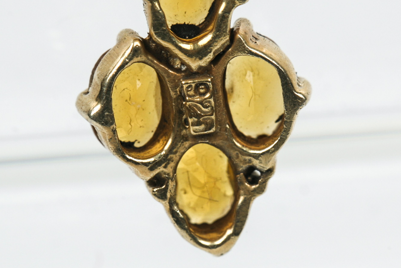 Sterling Silver Vermeil Cross Pendant