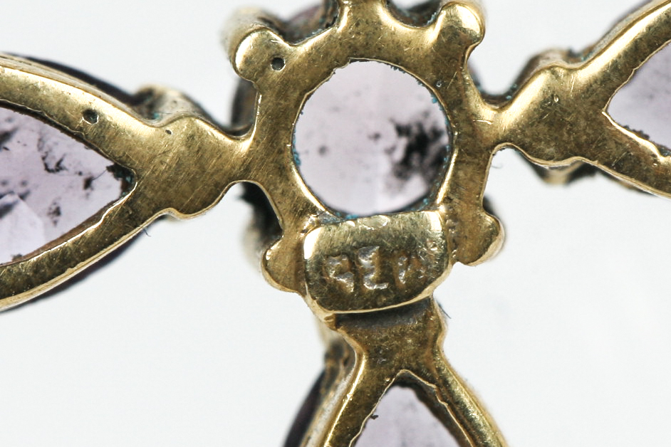 Sterling Silver Vermeil Cross