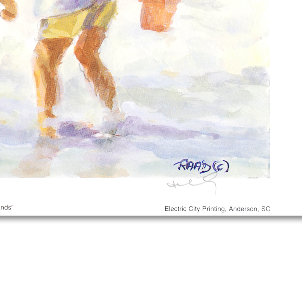 Lucelle Raad Limited Edition Signed Lithograph "Helping Hands"