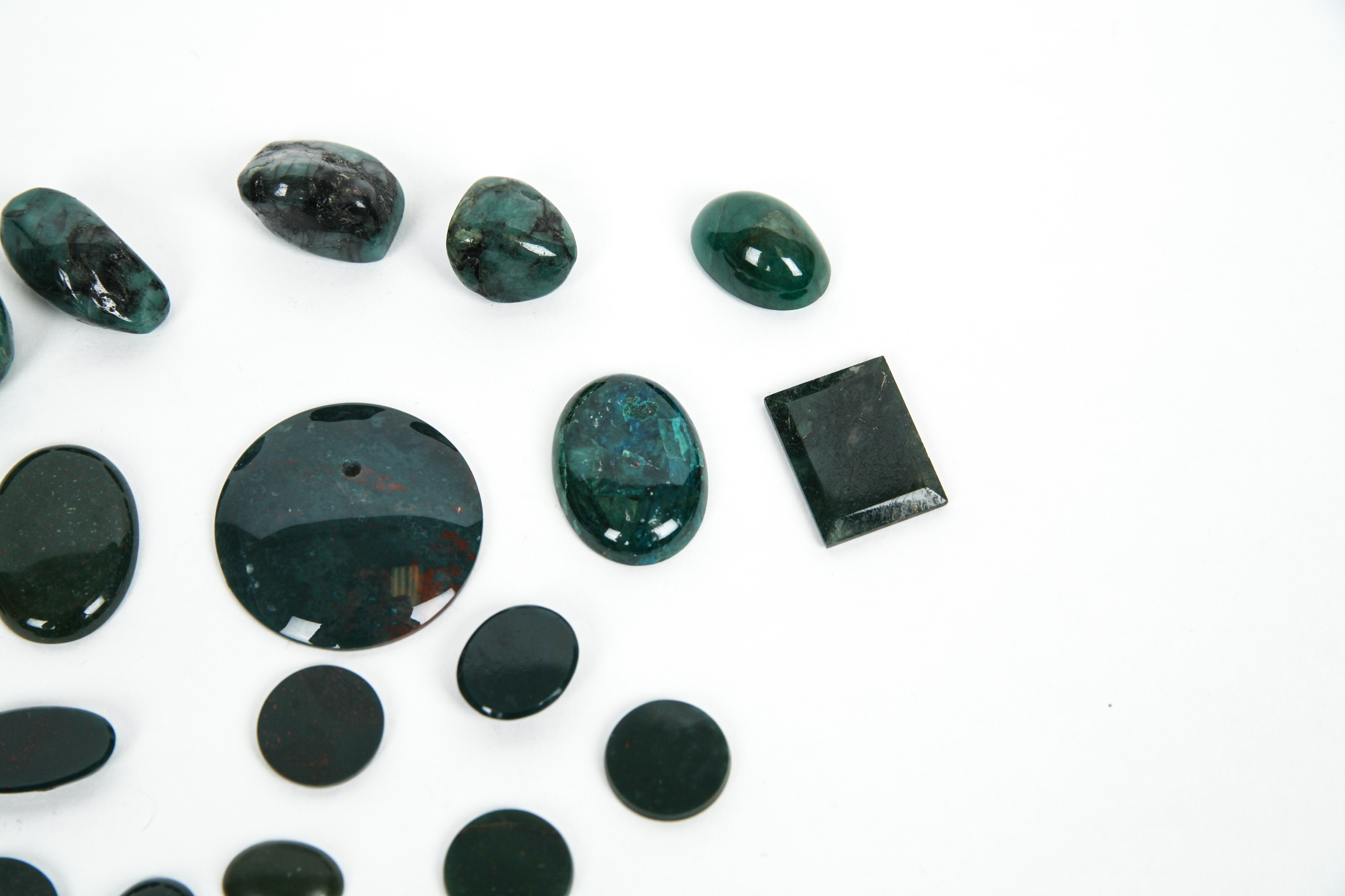 Bloodstone Chalcedony, Malachite and Other Loose Stone's