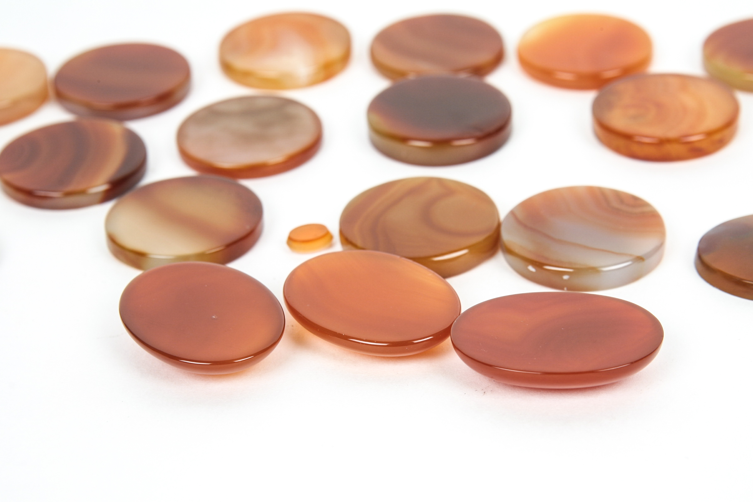 Loose Agate, Carnelian and Sardonyx Stones