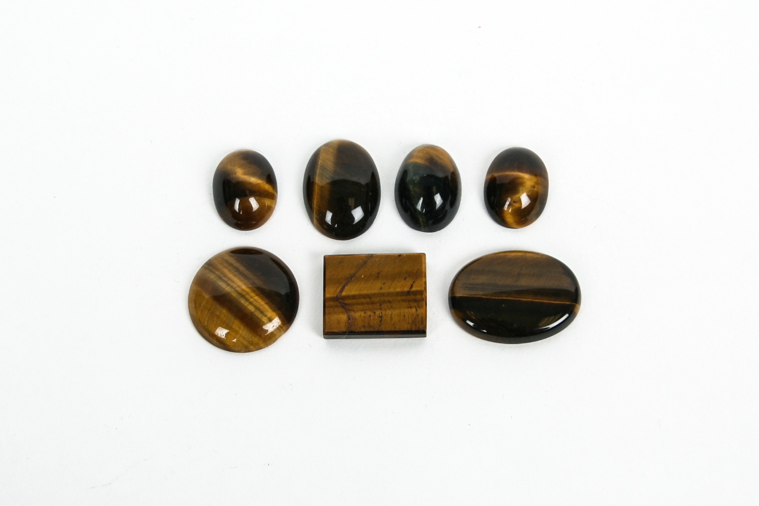 Tiger's Eye Cabochons and Pieces