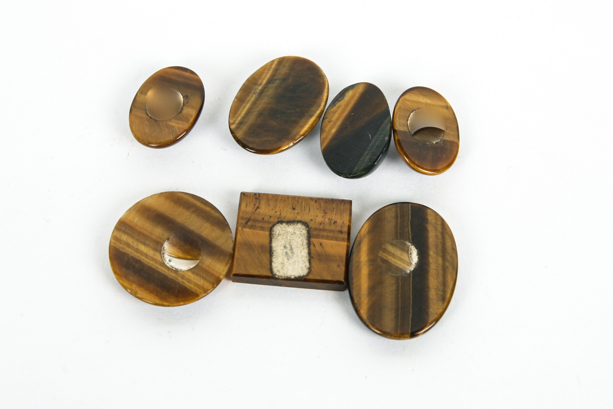 Tiger's Eye Cabochons and Pieces