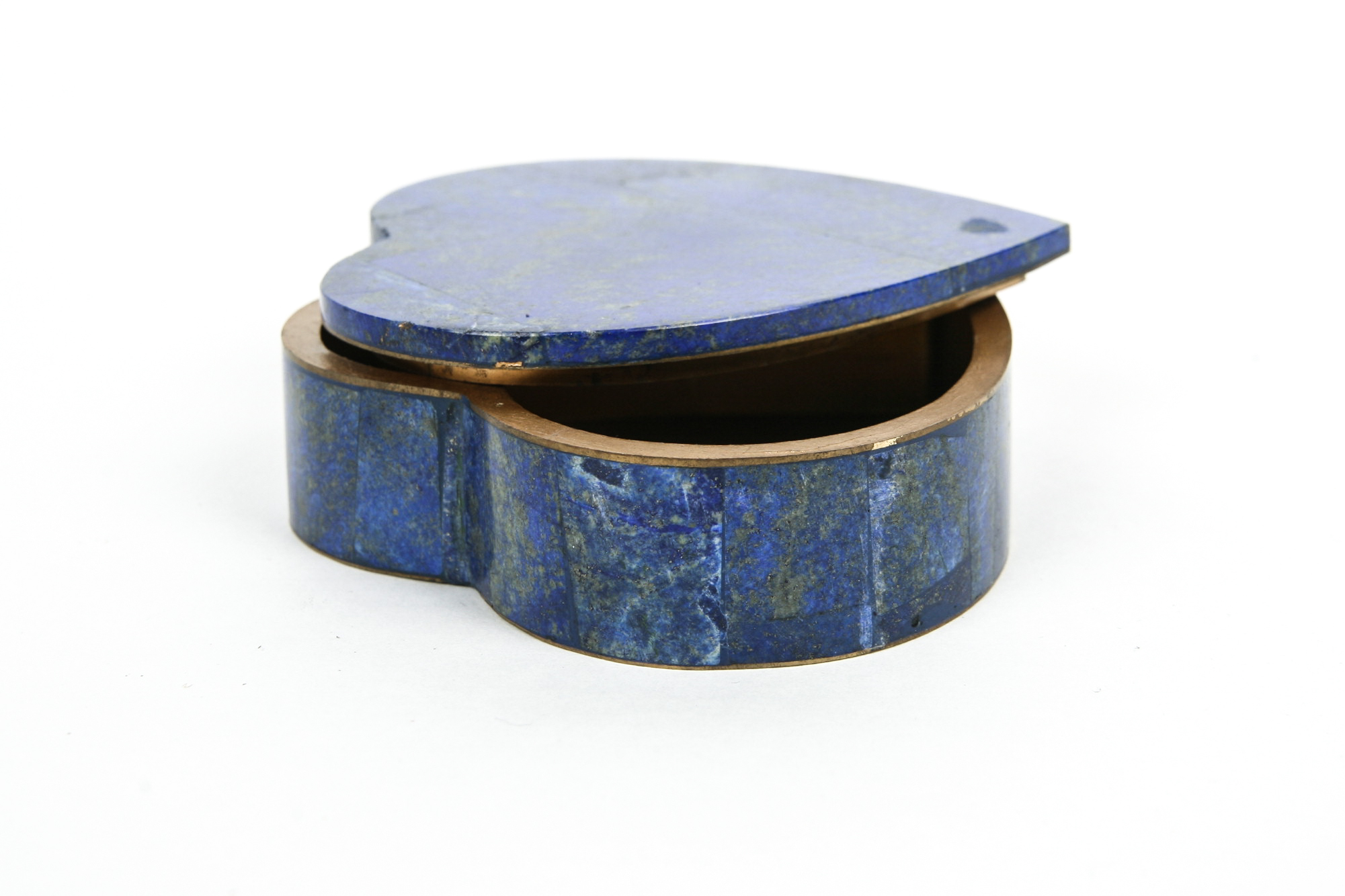 Lapis Lazuli Heart Trinket Box