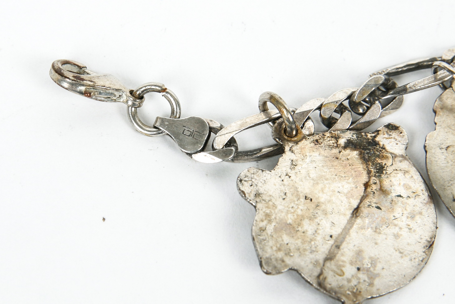 Sterling Silver Bracelet with Competitive Sport Charms