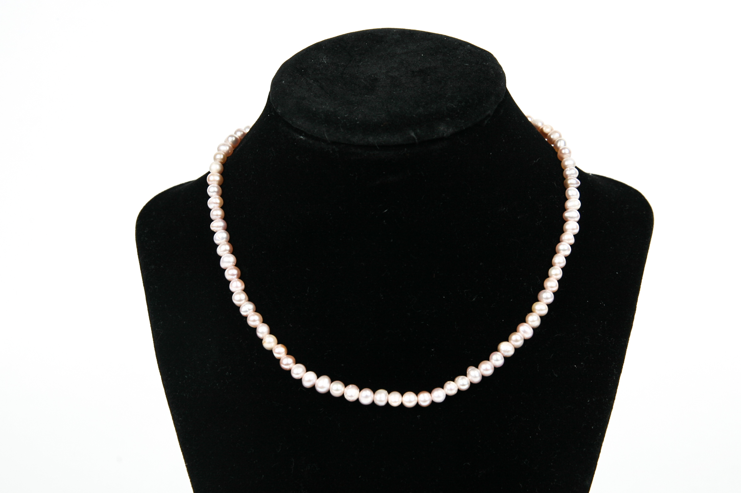 Cultured Pearl Necklace with Toggle Clasp
