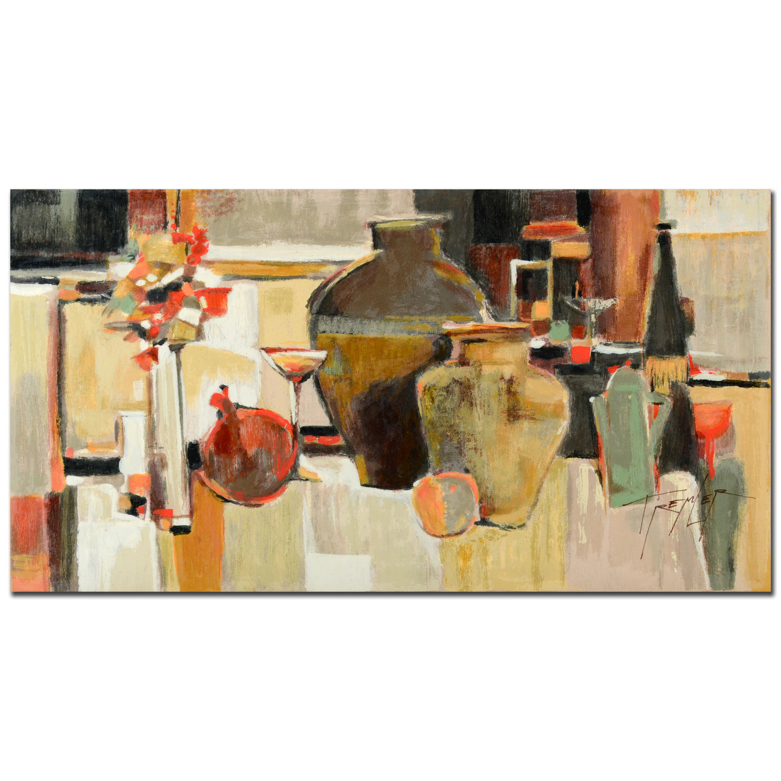 Yuri Tremeler Limited Edition Signed Serigraph on Wood Panel "Amphora"