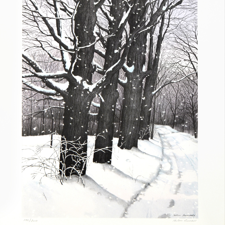 Helen Rundell "Country Lane" Signed Limited Edition Lithograph