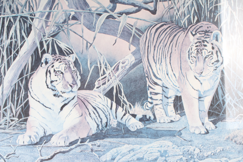 Bruce Lattig Numbered and Signed Tiger Print