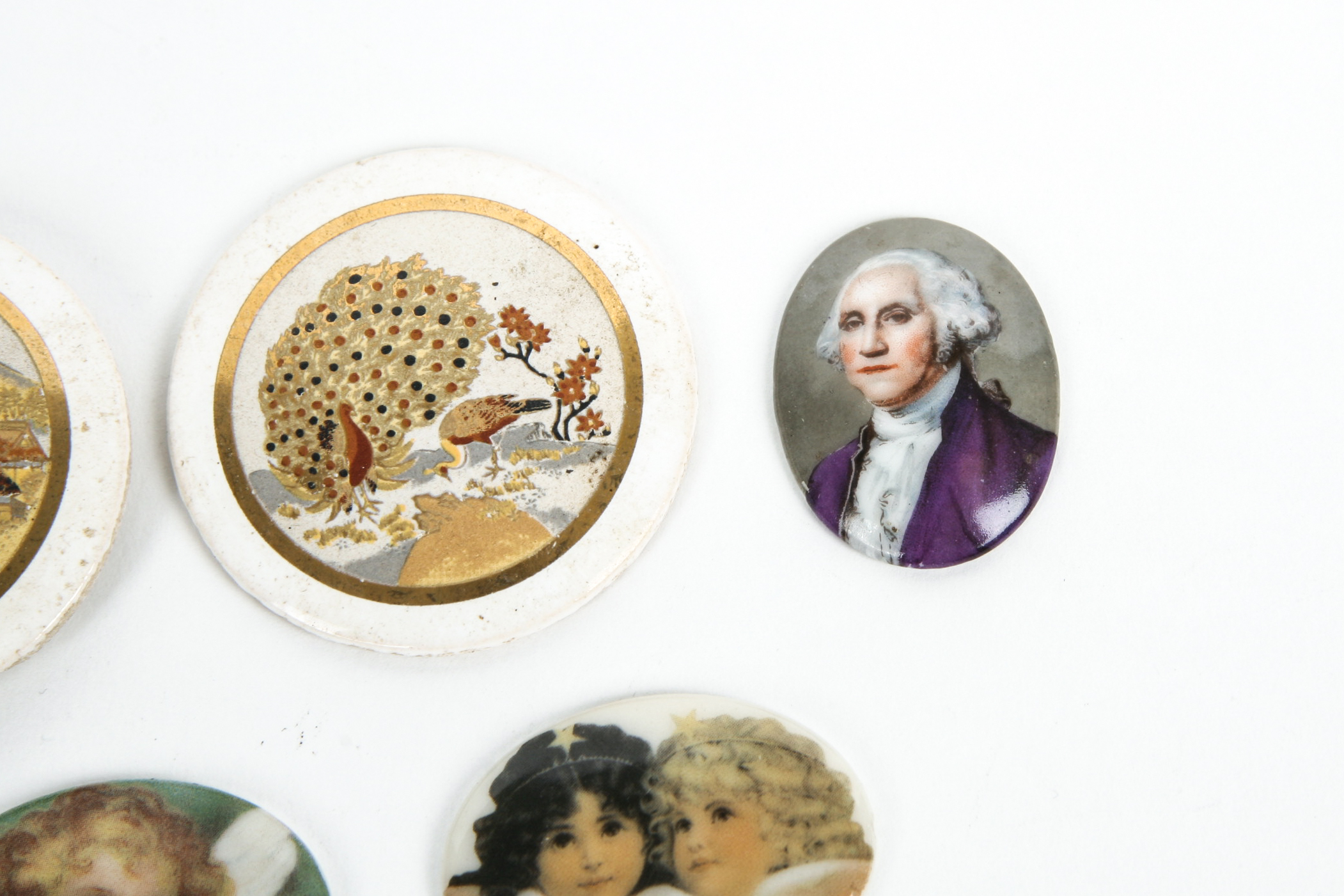 Grouping of Collectable Pieces including Antique Enamel on Copper and Satsuma