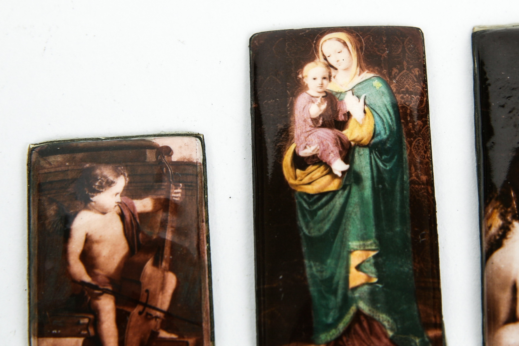 Grouping of Vintage Enamel on Copper Pieces