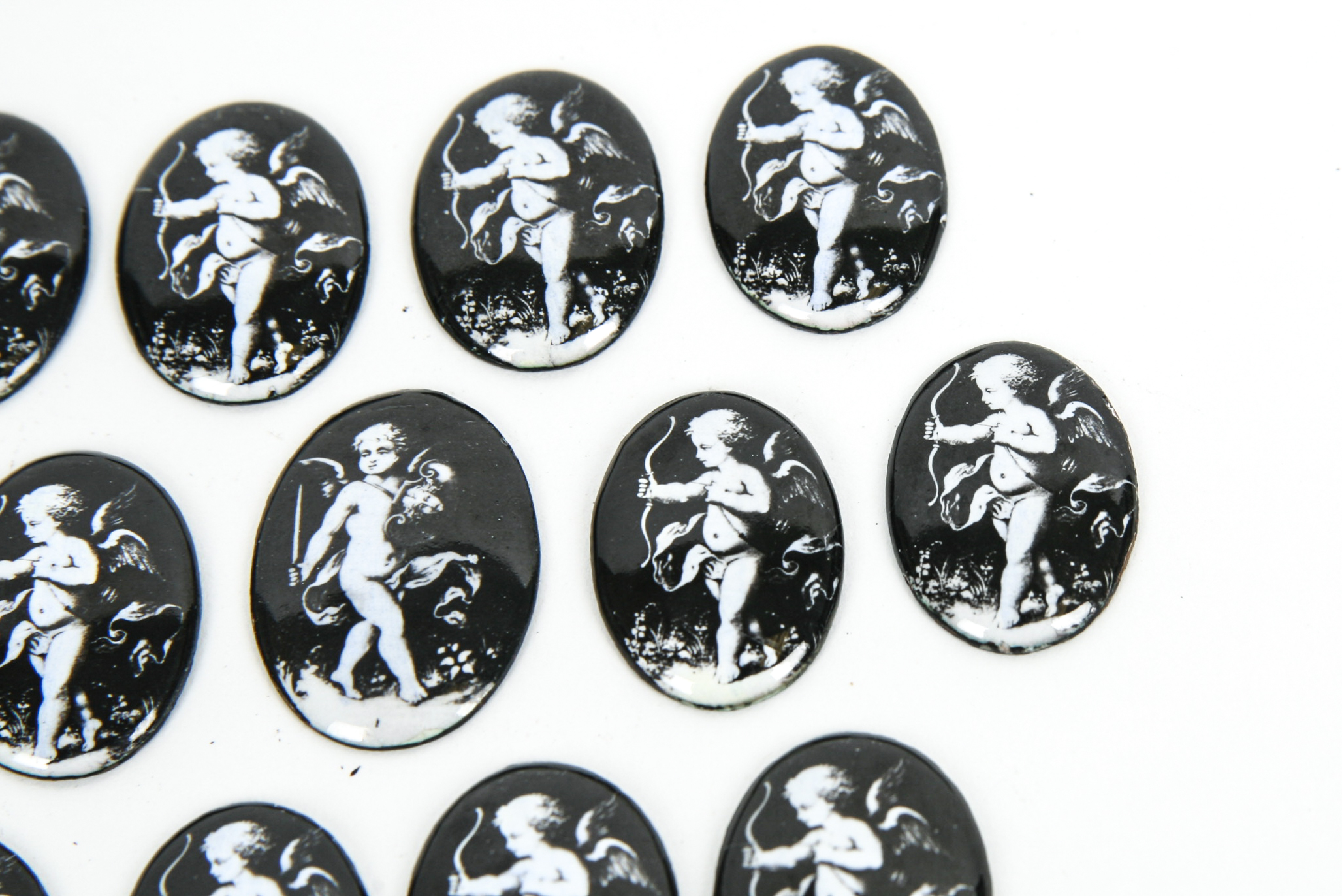 Grouping of Vintage Enamel on Copper Pieces