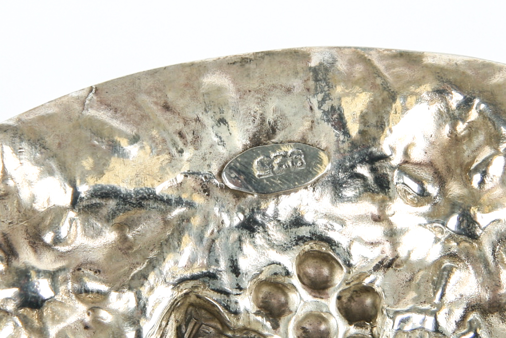 Large Sterling Silver Grapevine Goblet Like Chalice