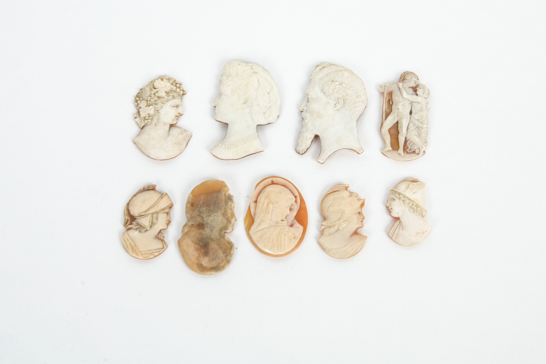 Grouping of Shell Cameos