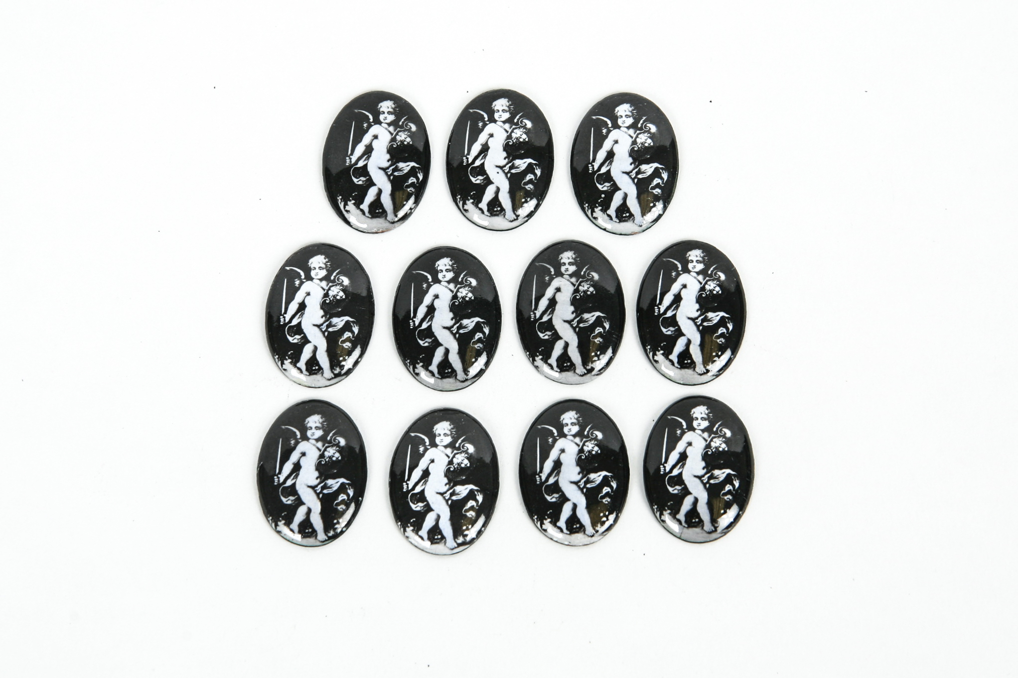 Grouping of Vintage Enamel on Copper Pieces