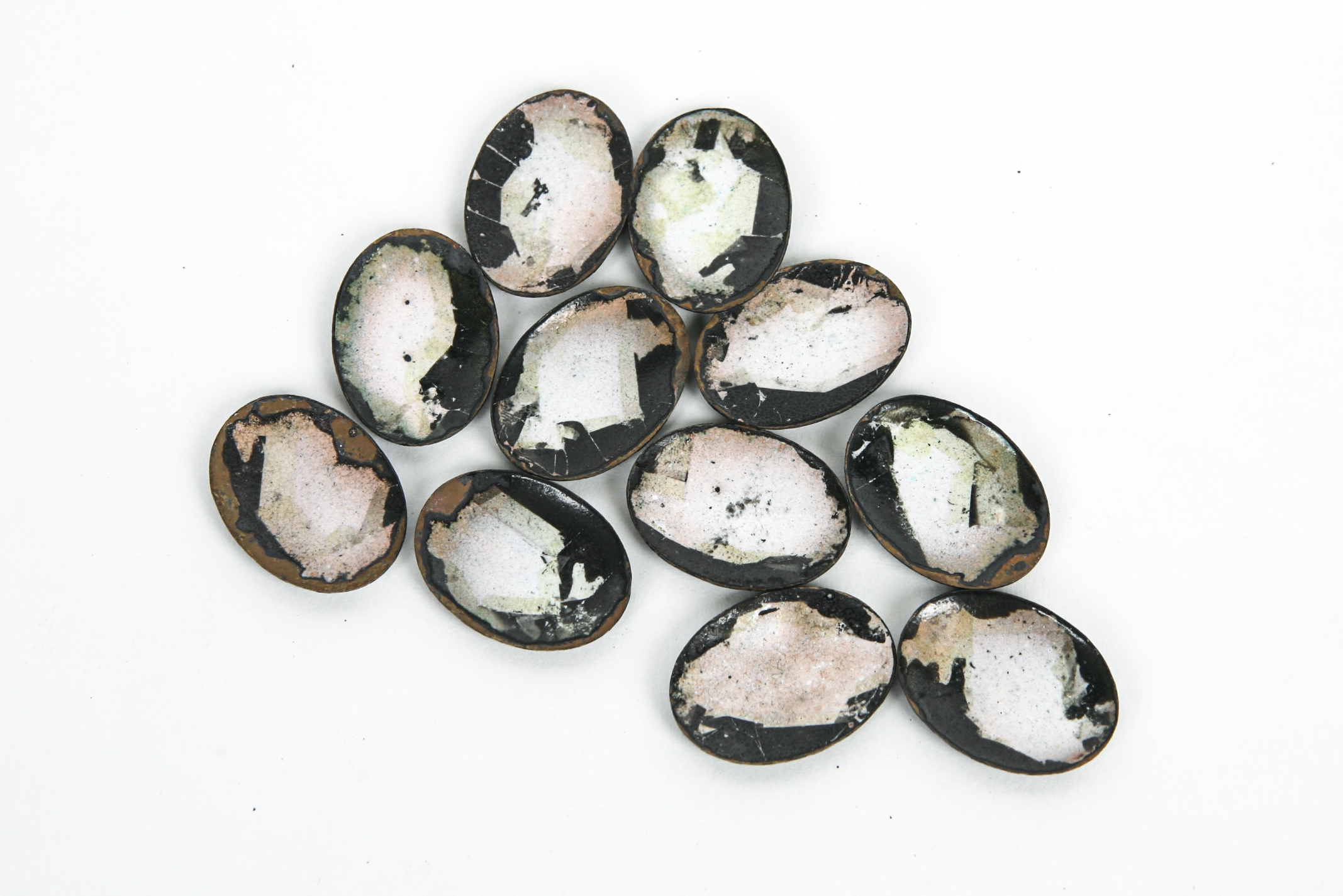 Grouping of Vintage Enamel on Copper Pieces