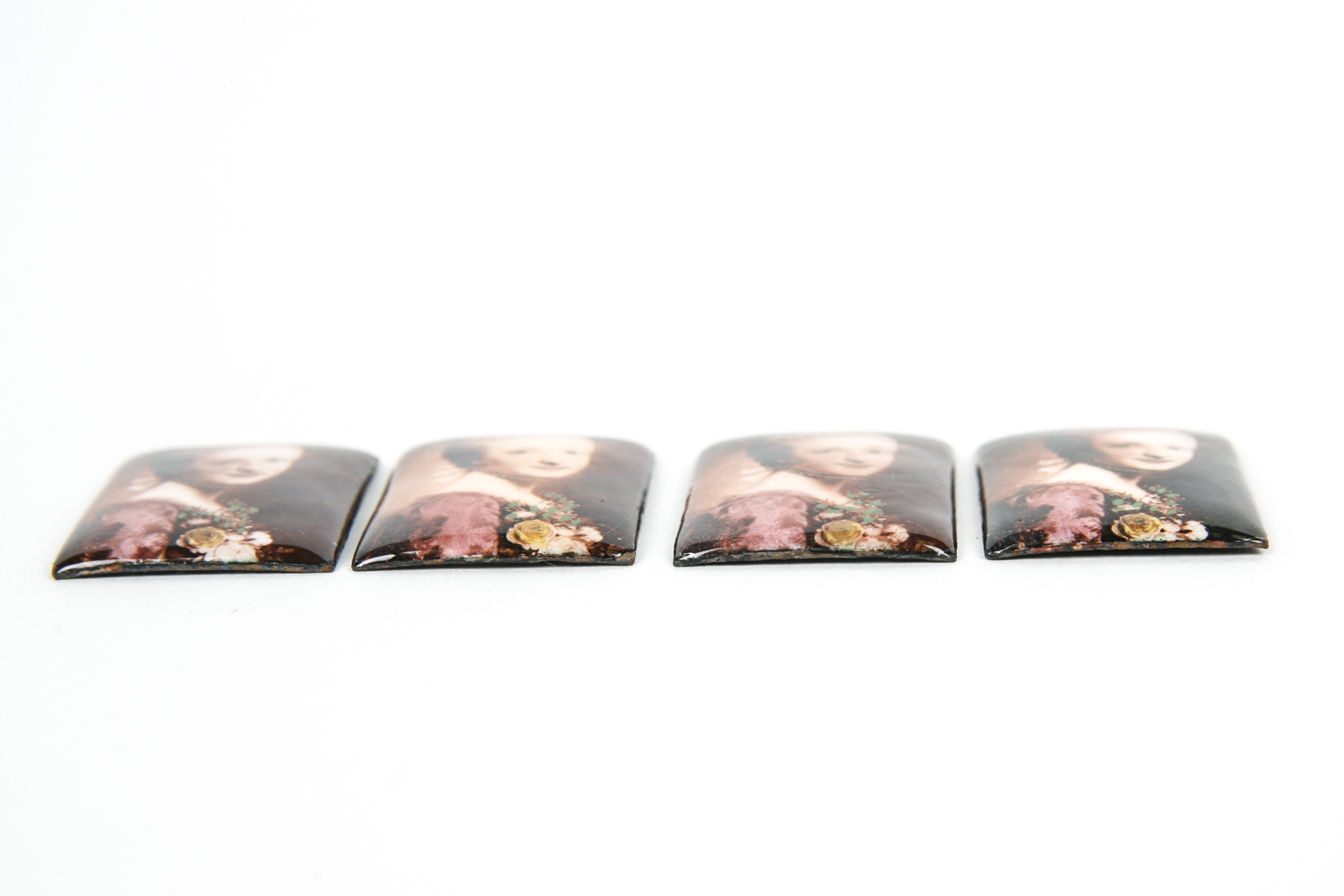 Grouping of Vintage Enamel on Copper Pieces