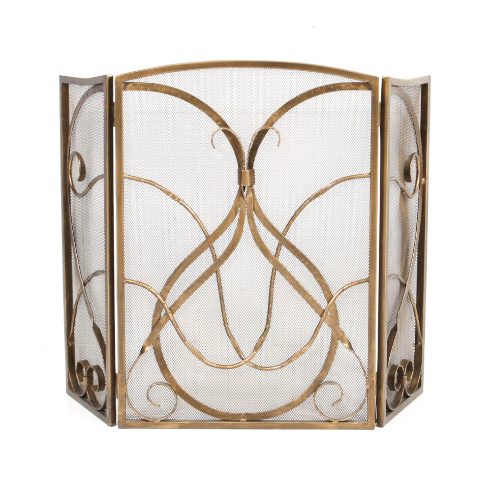 Horchow Bi-fold Fireplace Screen