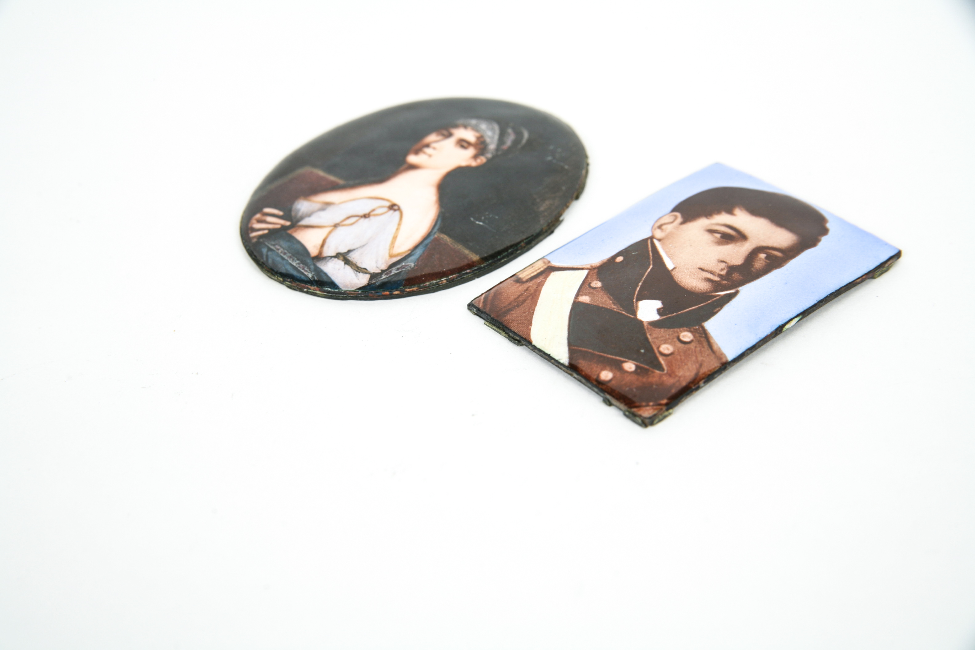 Enameled Images on Copper