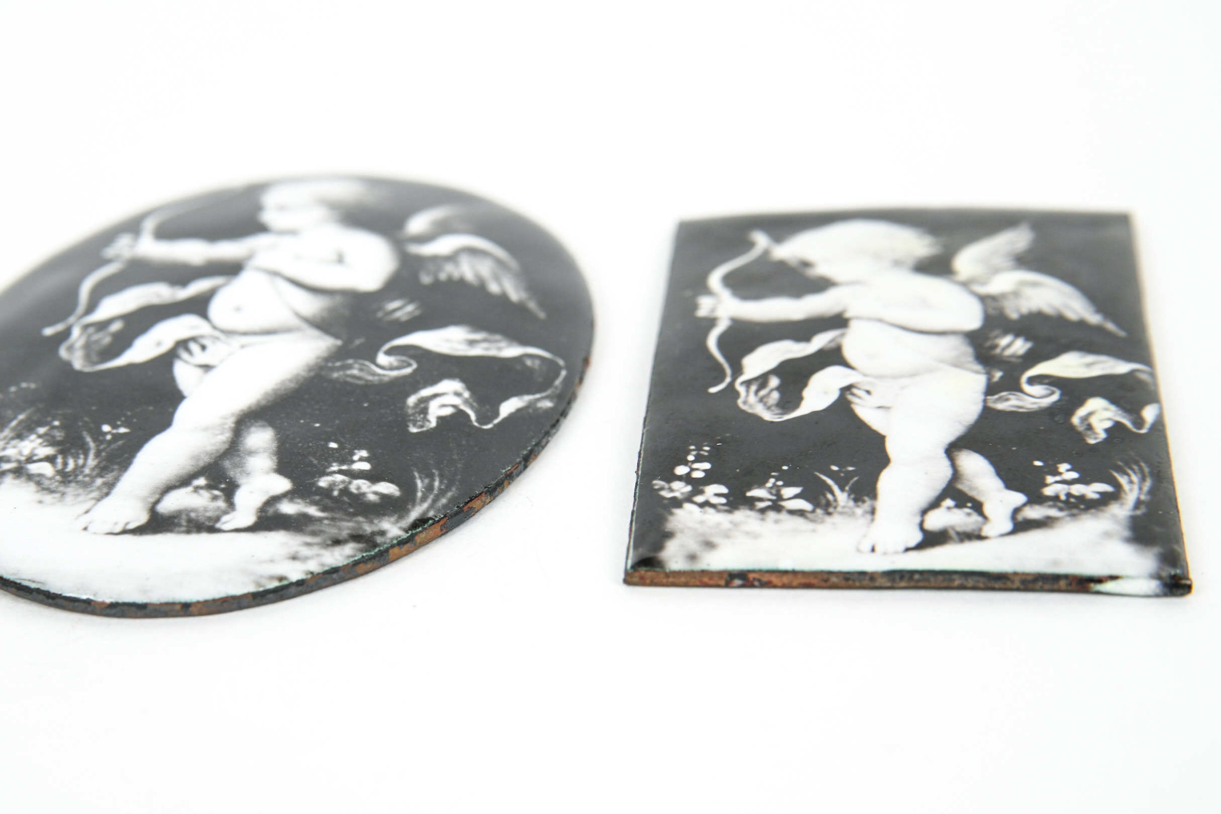 Enameled and Painted Images on Copper