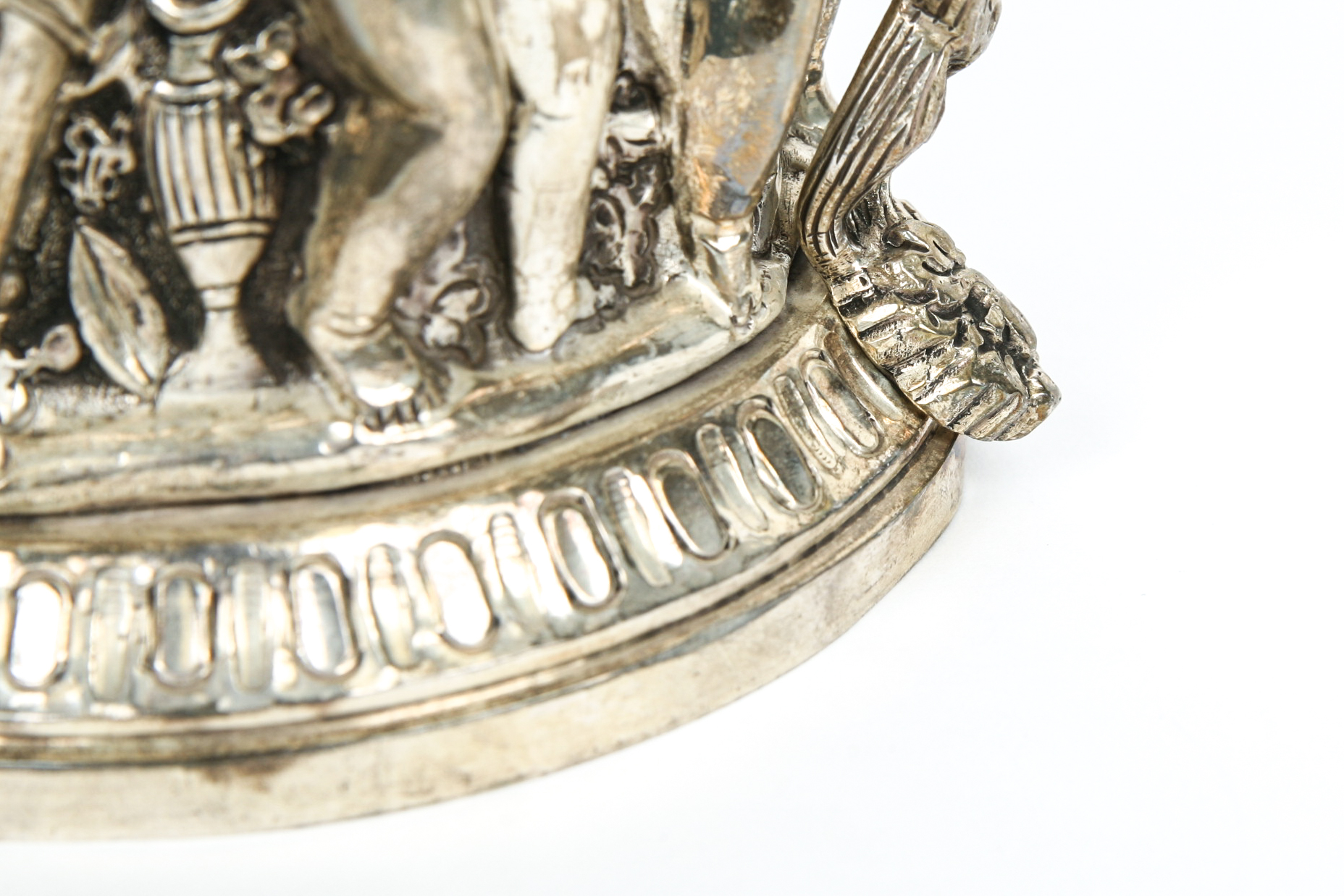 Sterling Silver Renaissance Style Cherub Double Lined Mug