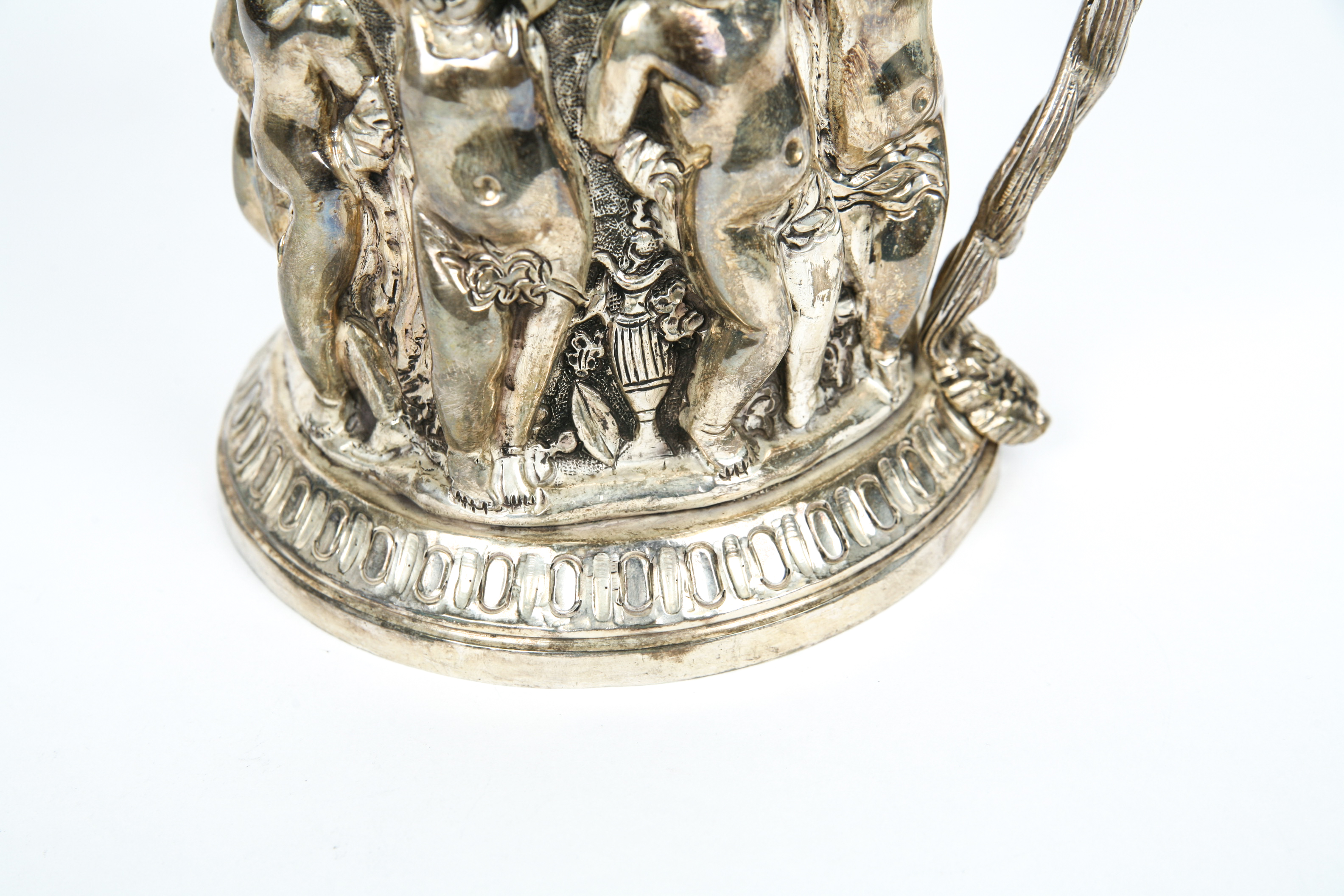 Sterling Silver Renaissance Style Cherub Double Lined Mug