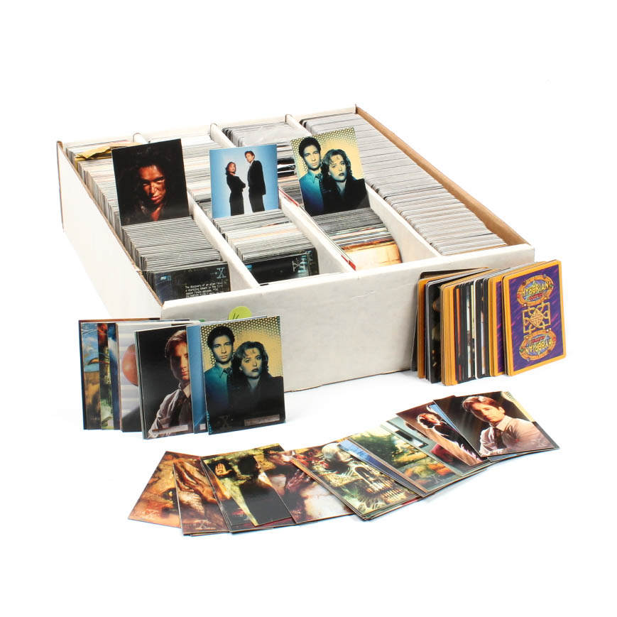 Collection of "X-Files" Trading Cards and "Hyborian Gates" Cards