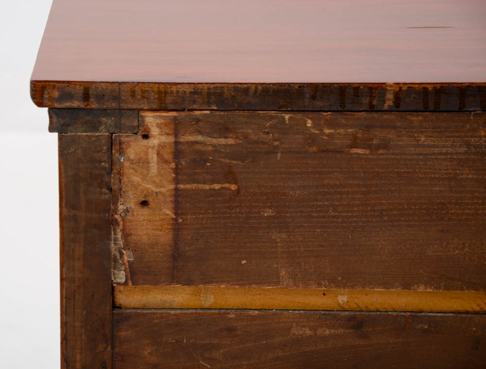 Colonial Revival Mahogany Bow-Front Chest