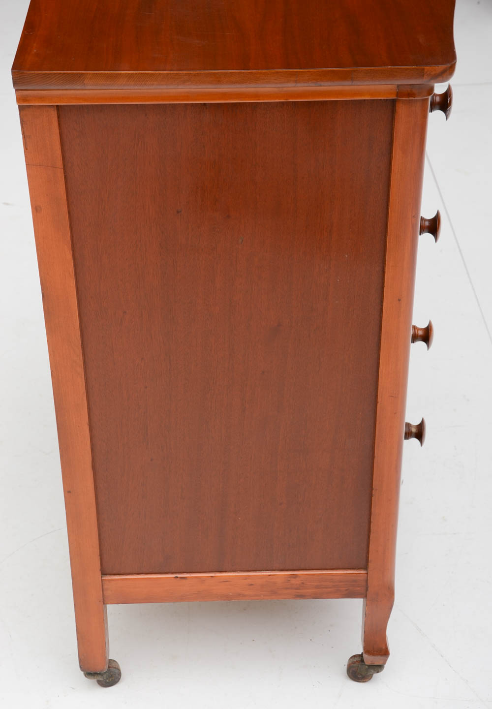 Colonial Revival Mahogany Bow-Front Chest
