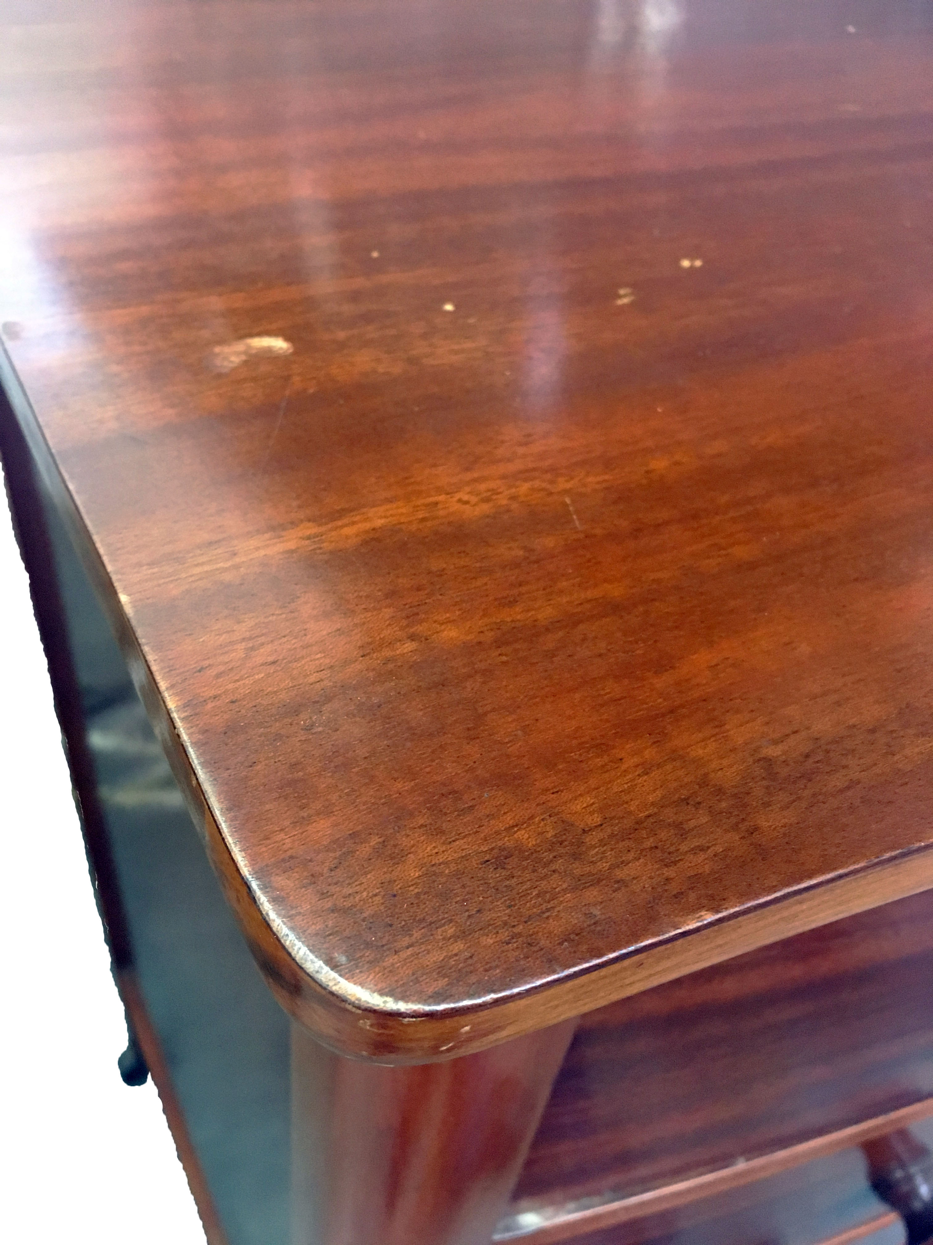 Colonial Revival Mahogany Bow-Front Chest