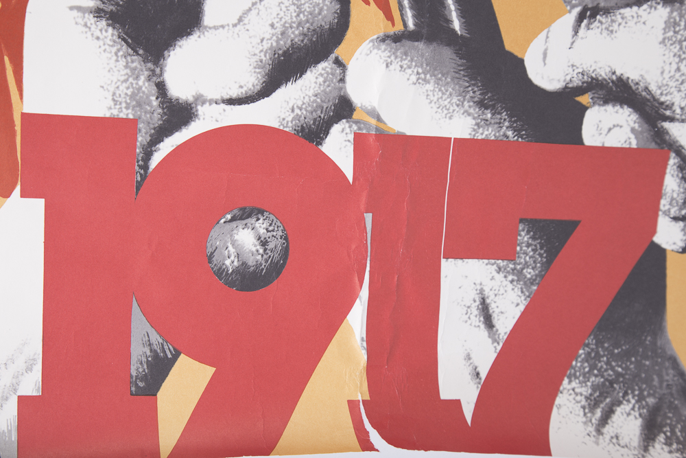Vintage USSR 1917 Revolution Poster