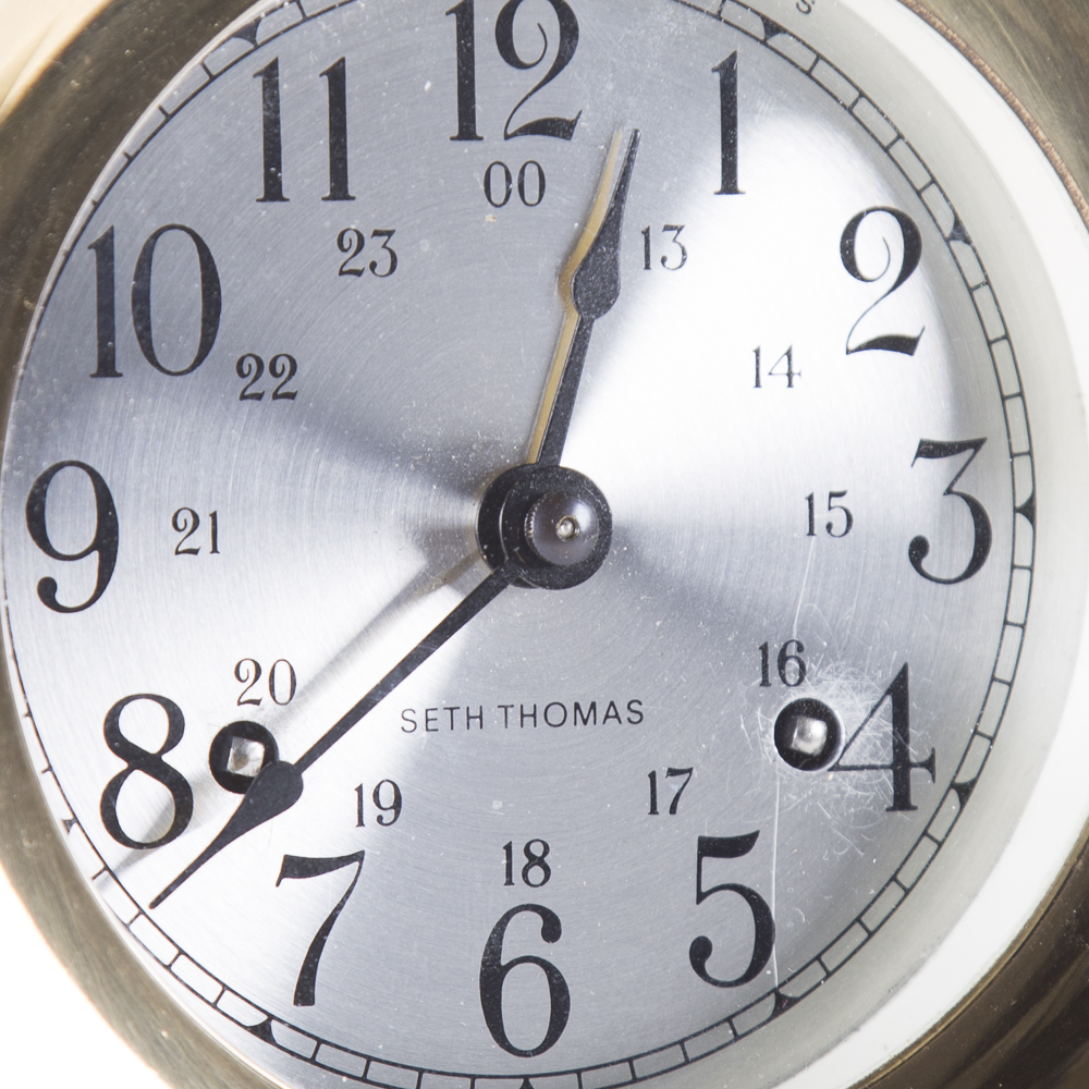Seth Thomas "Helmsman" Ship's Bell Clock