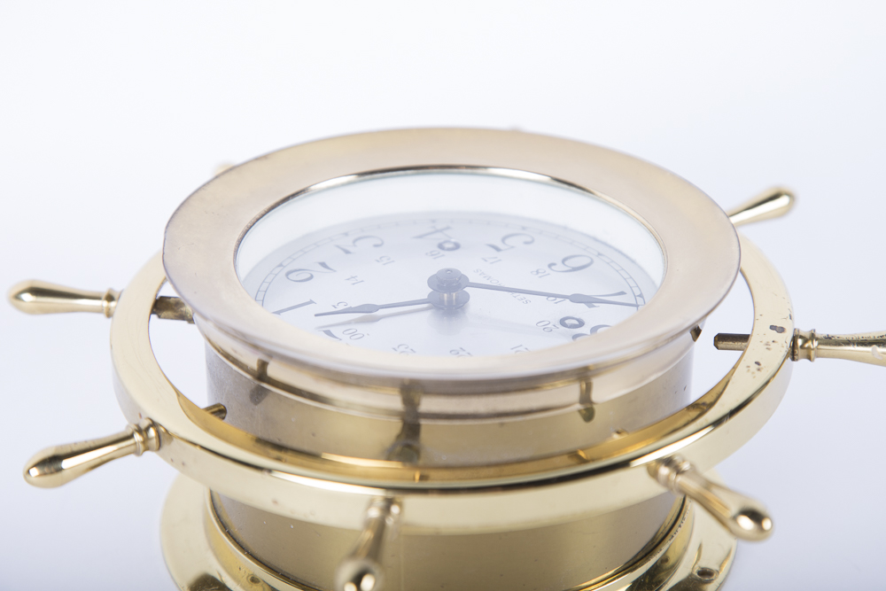 Seth Thomas "Helmsman" Ship's Bell Clock