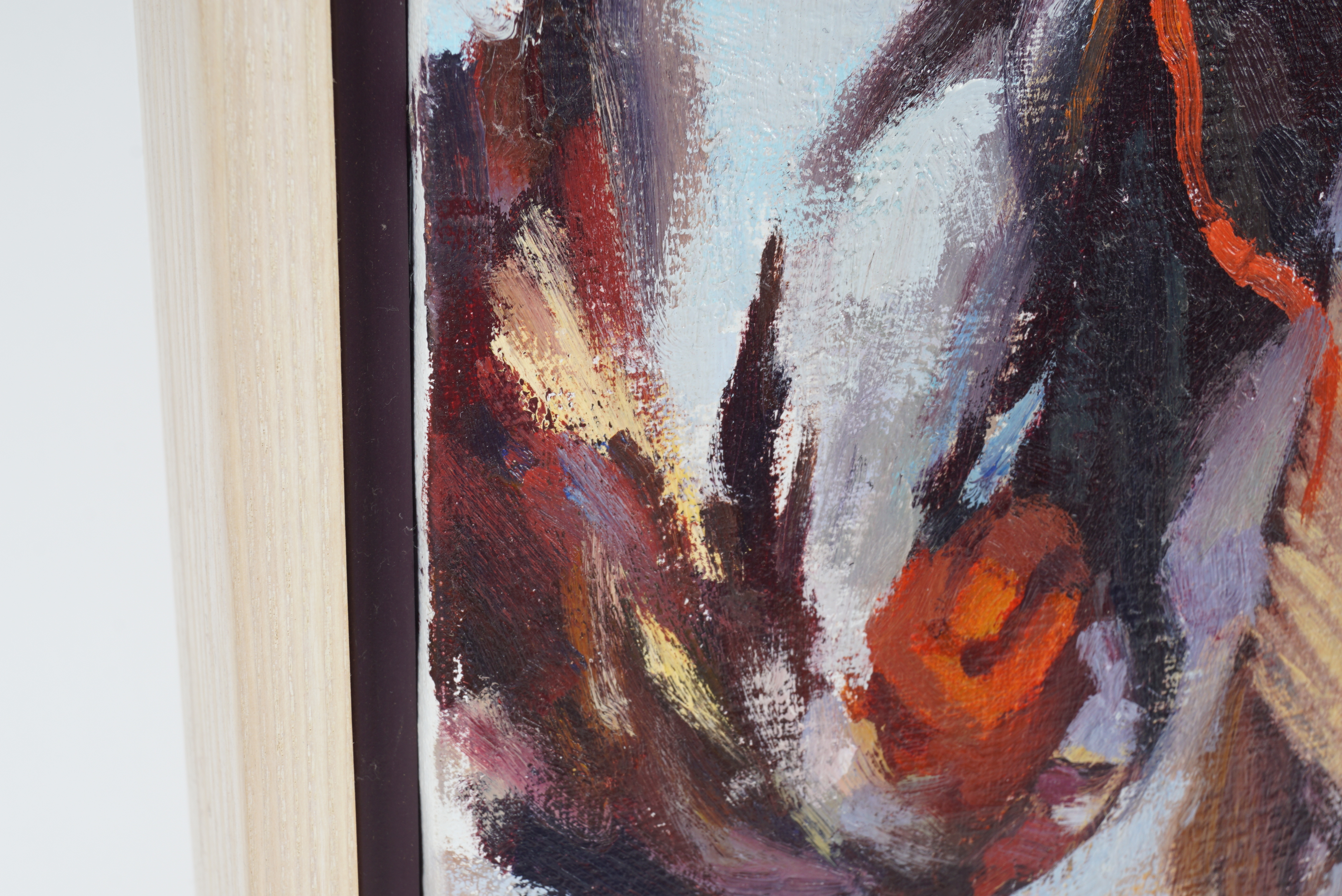 Ray Vinella Oil Painting on Canvas "Straight Dancer From The North"