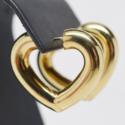14K Yellow Gold Heart-Shaped Pierced Earrings