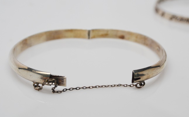 Three Sterling Silver Bangles