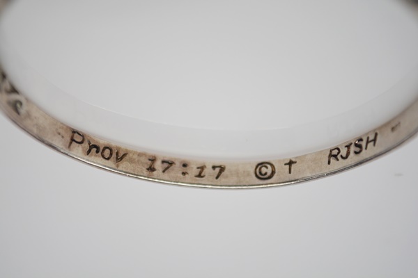 Three Sterling Silver Bangles