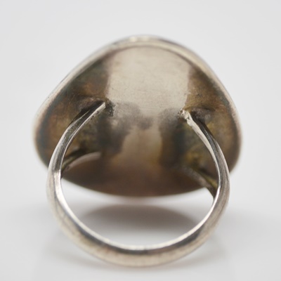 Native American Style Sterling Silver Turquoise Ring