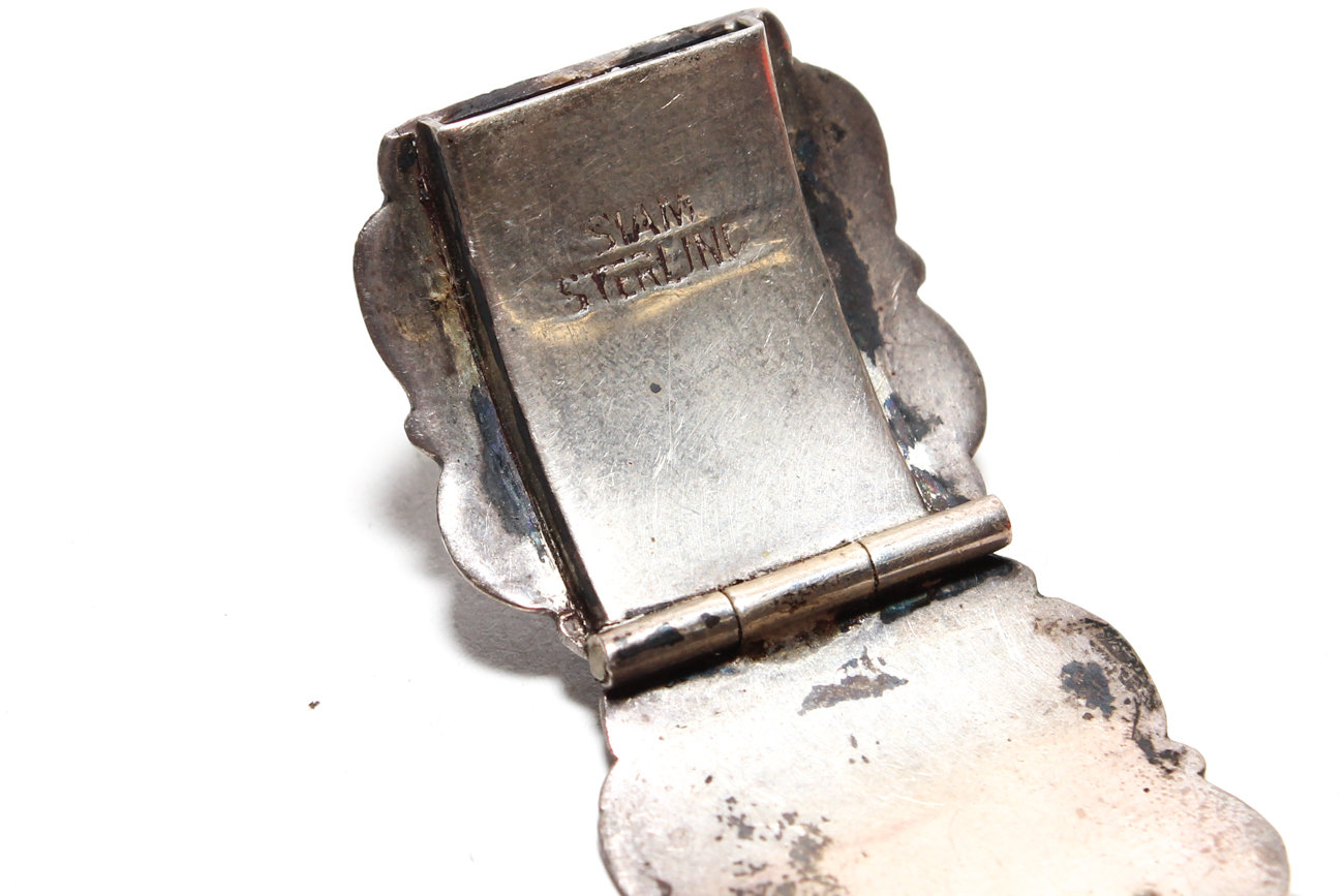 Assorted Siam Nielloware Sterling Silver Jewelry