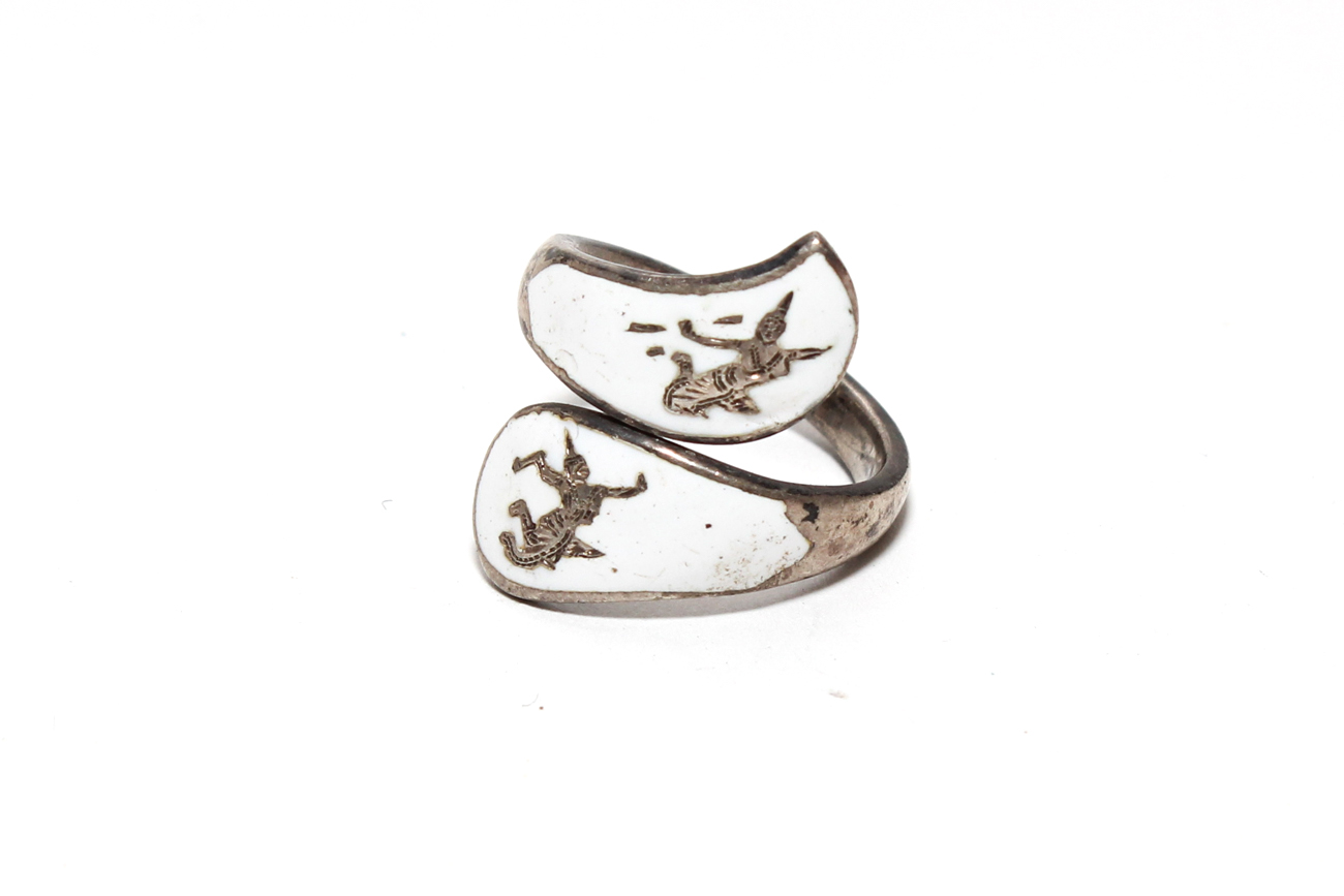 Assorted Siam Nielloware Sterling Silver Jewelry