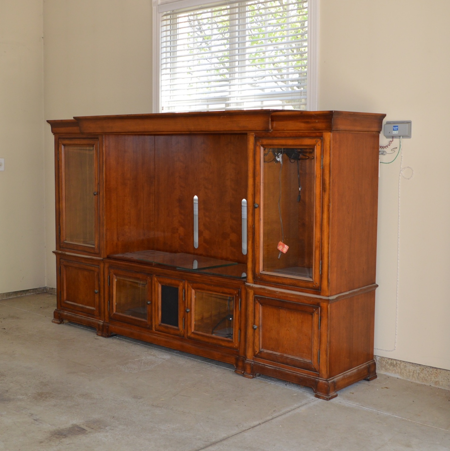 Large Pine Wall Unit