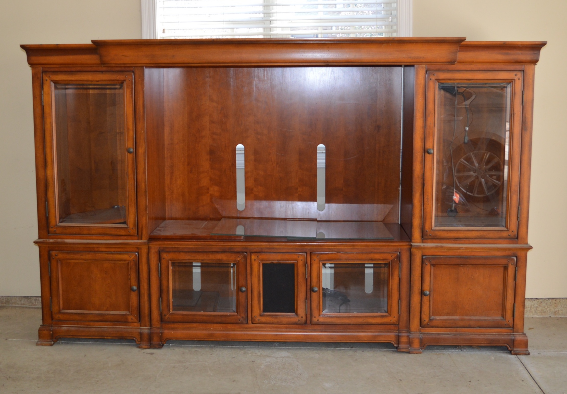Large Pine Wall Unit