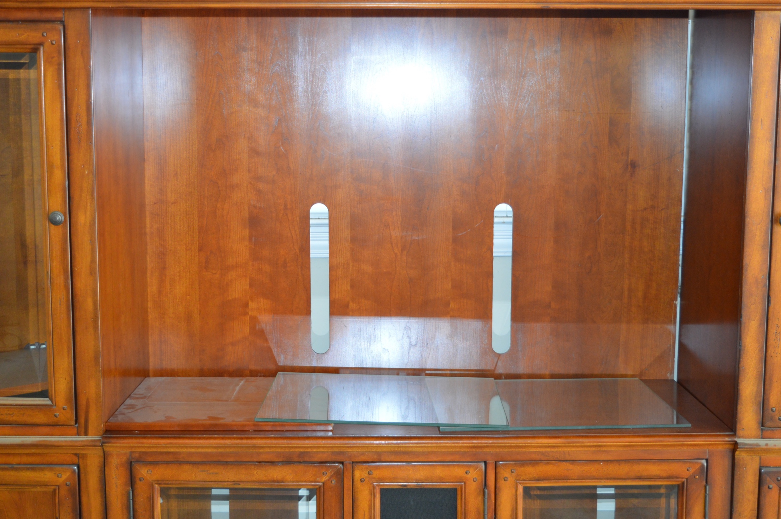 Large Pine Wall Unit