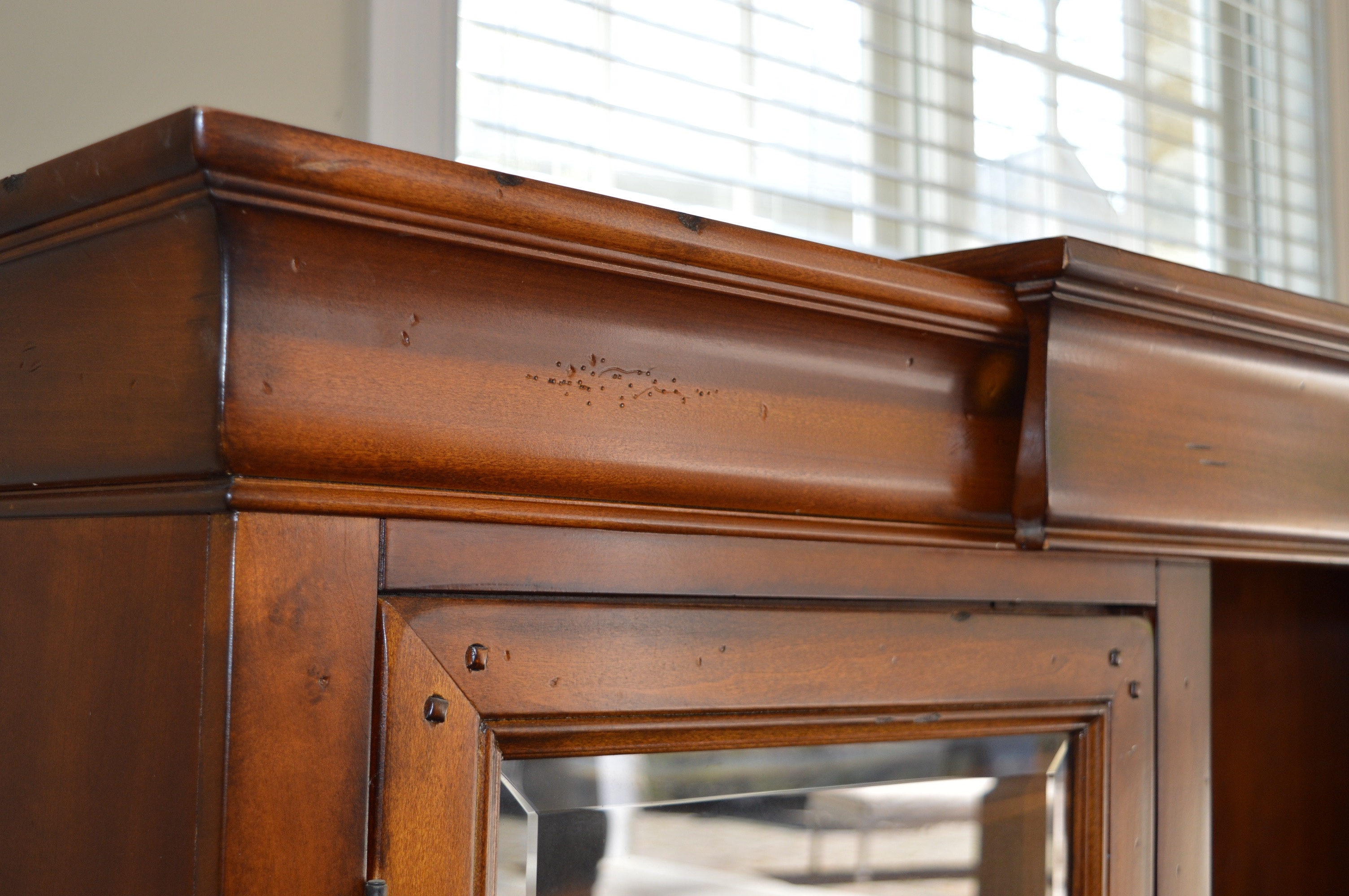 Large Pine Wall Unit
