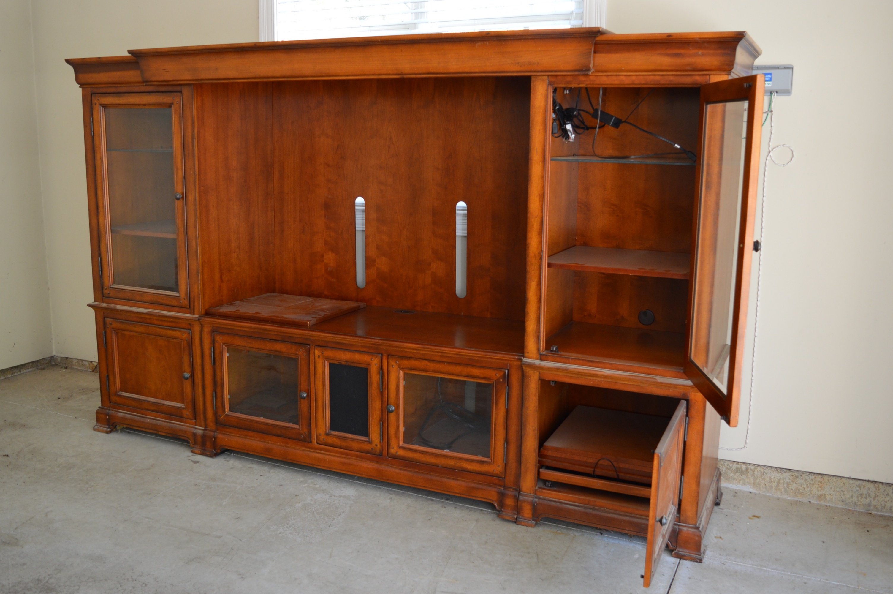 Large Pine Wall Unit