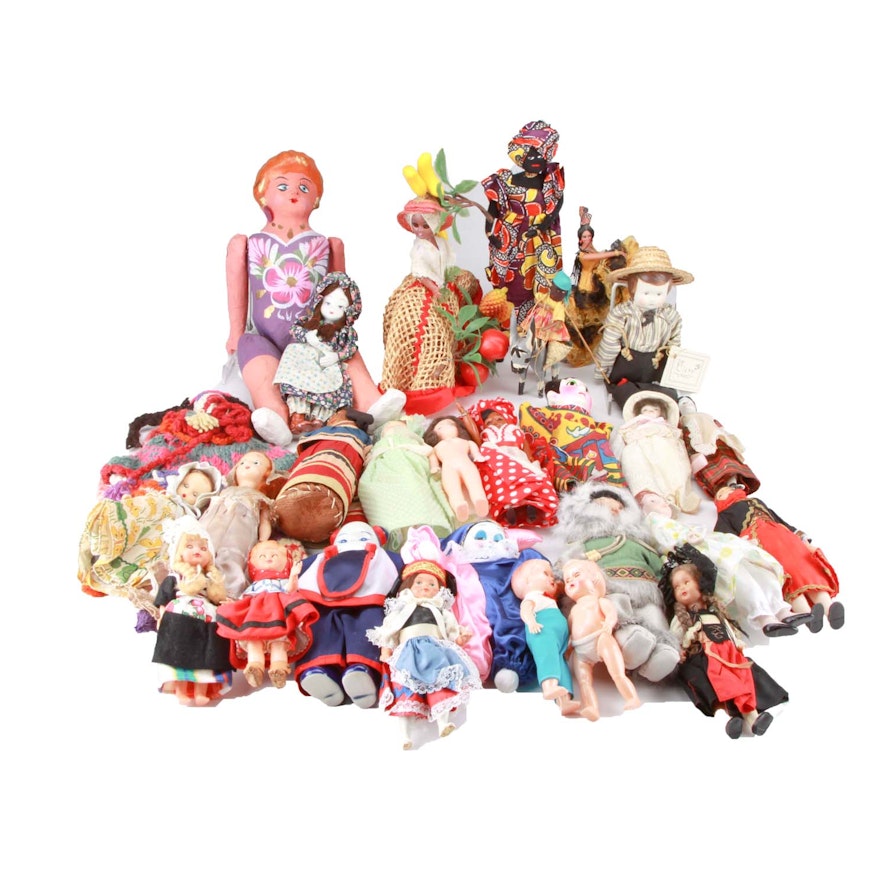 Group of Craft Dolls